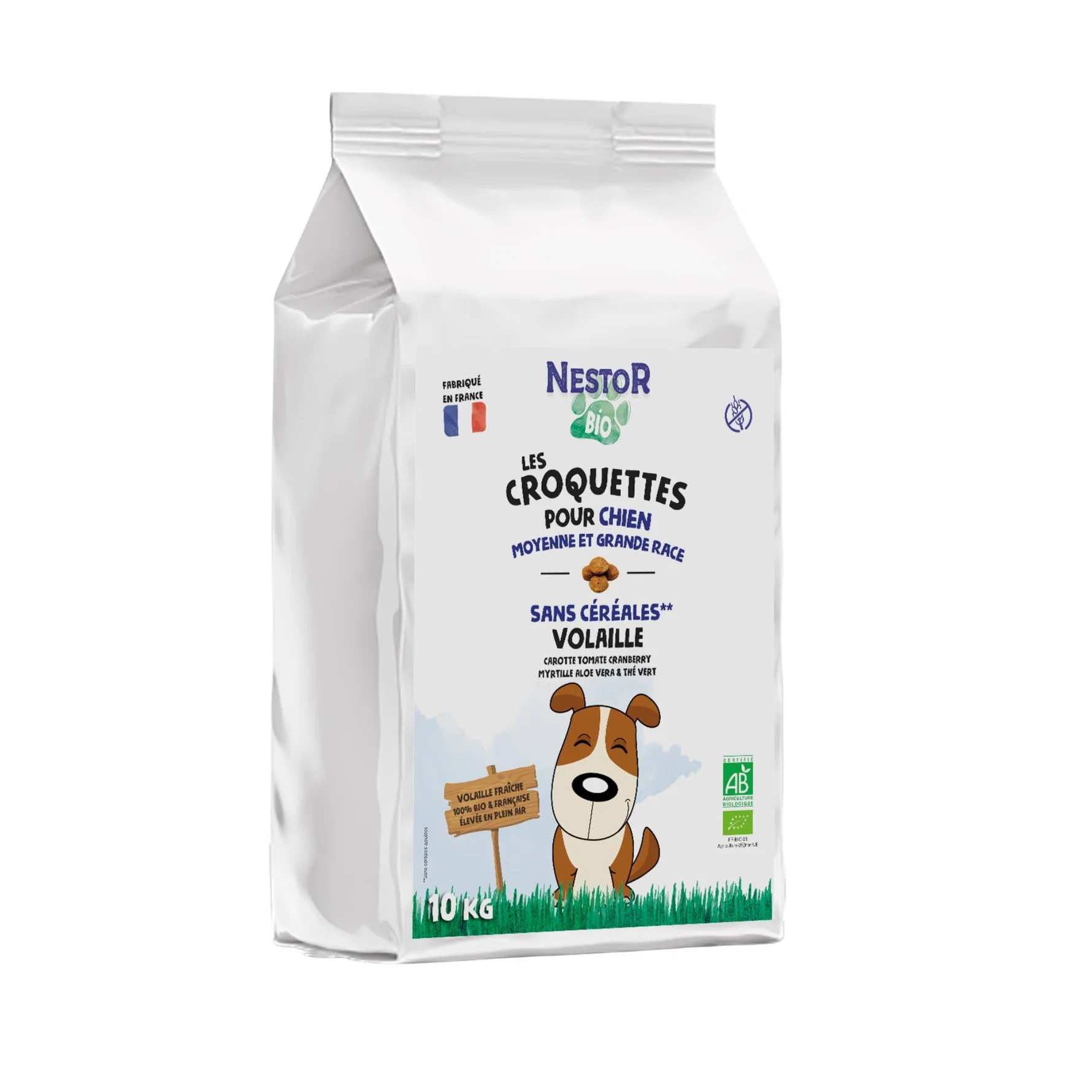 Croquettes Bio à la Volaille Chien Moy./Grande Race