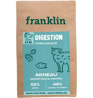 Agneau Patate Douce Menthe Chien Sensible