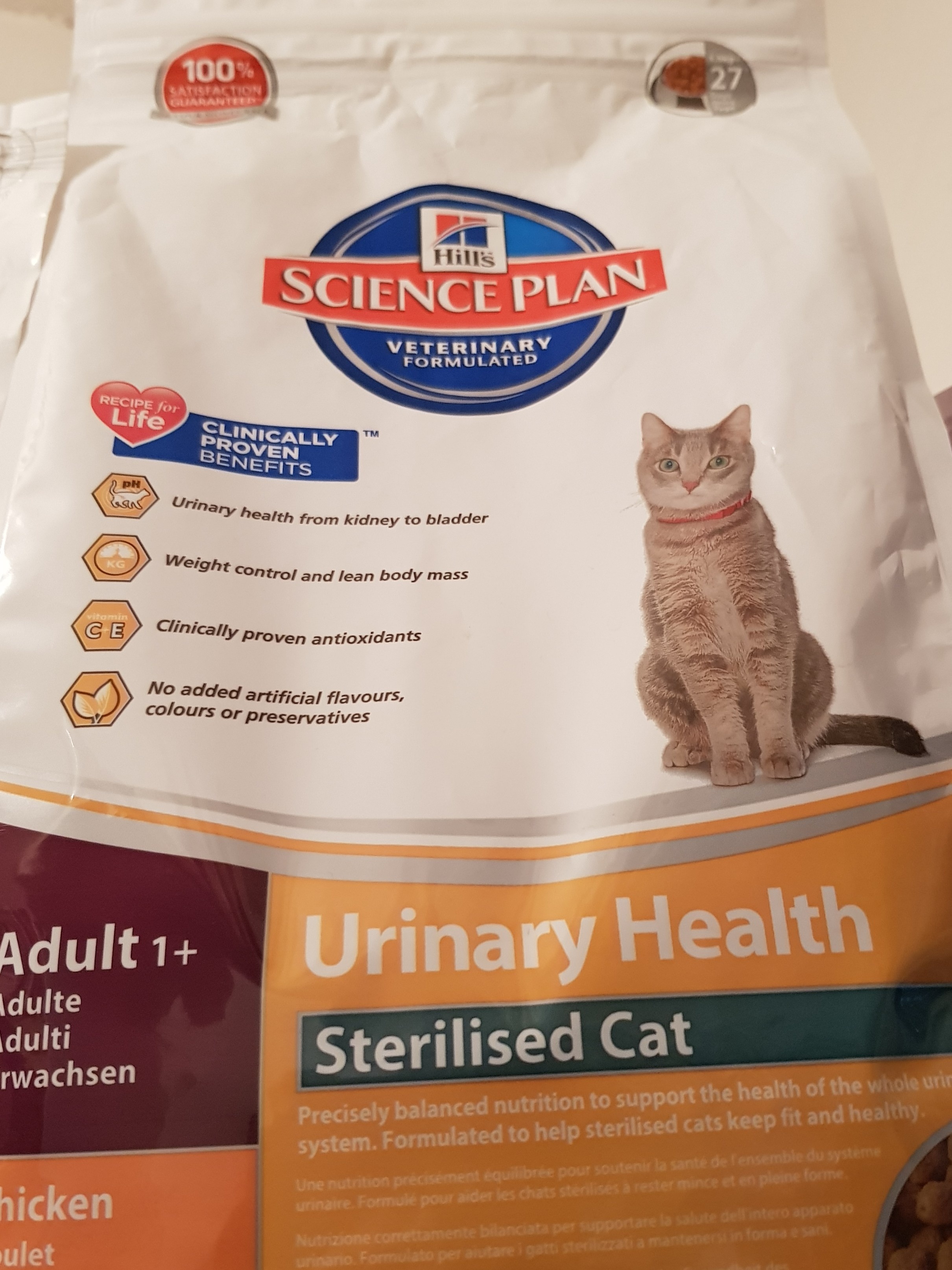 Urinary Health Sterilised Adult Poulet