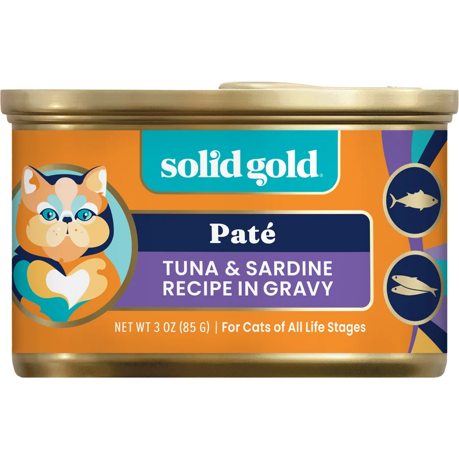 Flavorful Feast Paté with Tuna & Sardine Wet Food for Cats