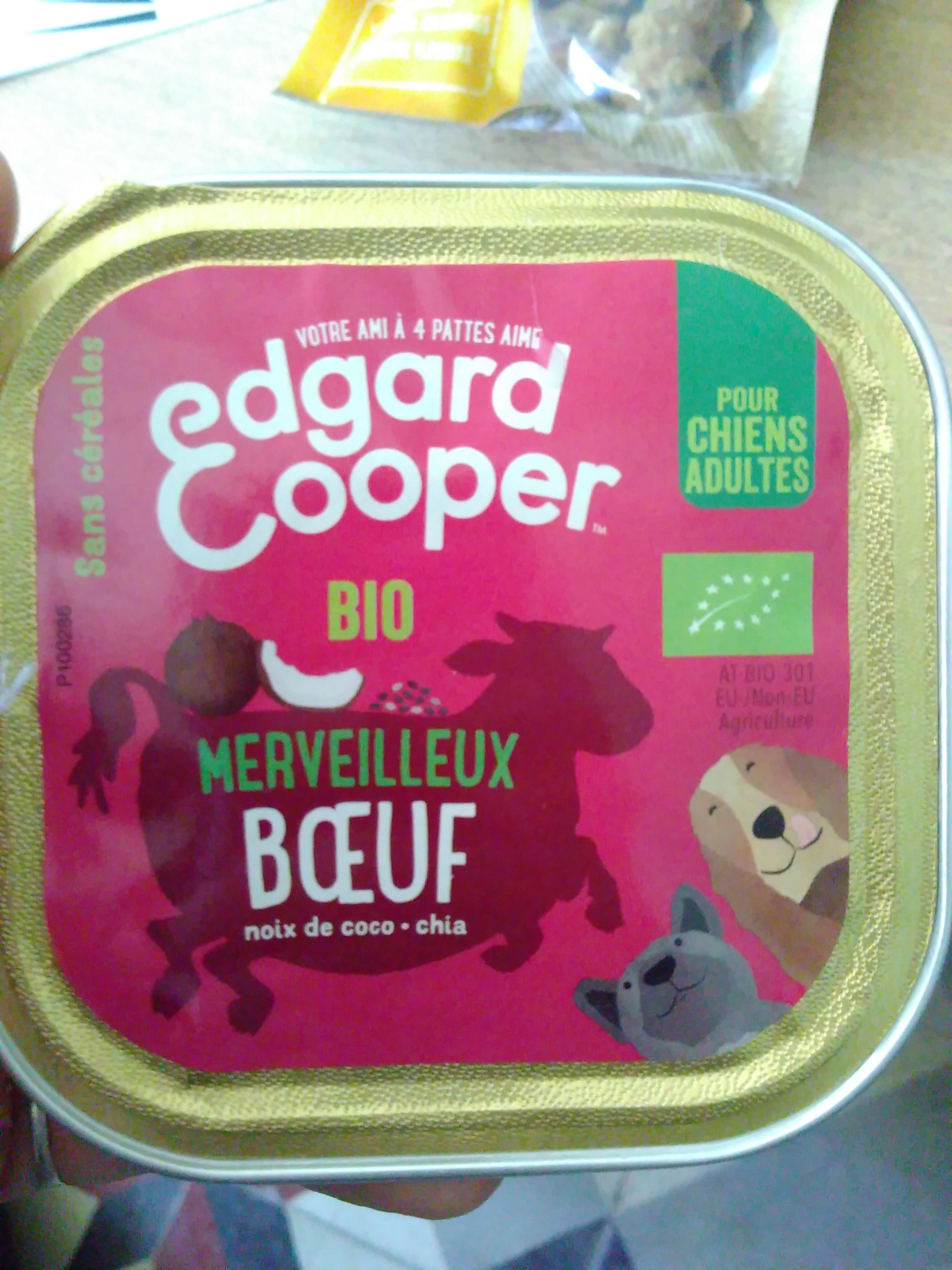 Pâtée Adulte Boeuf Bio