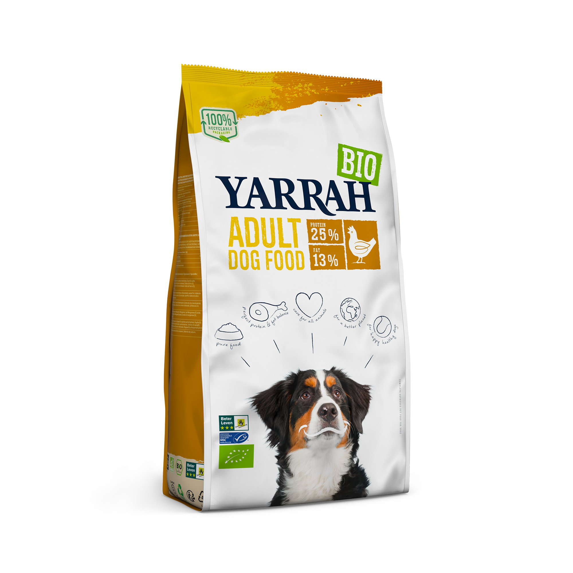 Yarrah Bio Croquettes au Poulet pour Chien Adulte