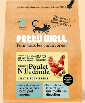 Croquettes Sans Céréales Poulet Chat Stérilisé