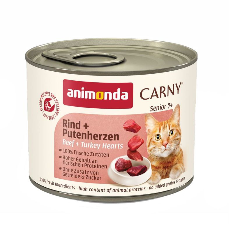 Carny Senior Boeuf & Coeurs de Dinde