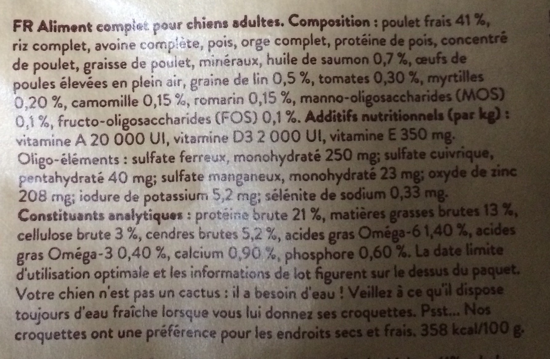 Pâtée Adulte Poulet & Dinde Sans Céréales