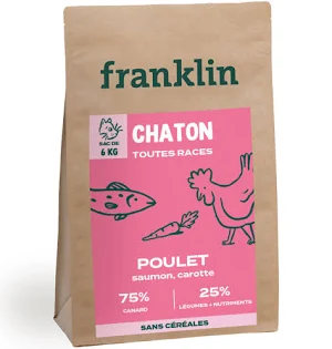 Franklin Pet Food Croquettes Chat Poulet