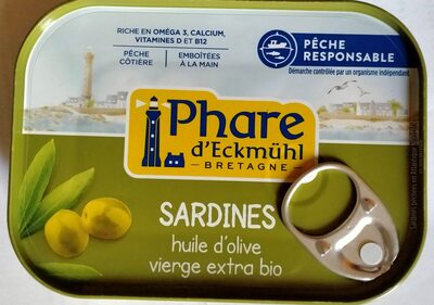 Sardines à l'huile d'olive vierge extra bio