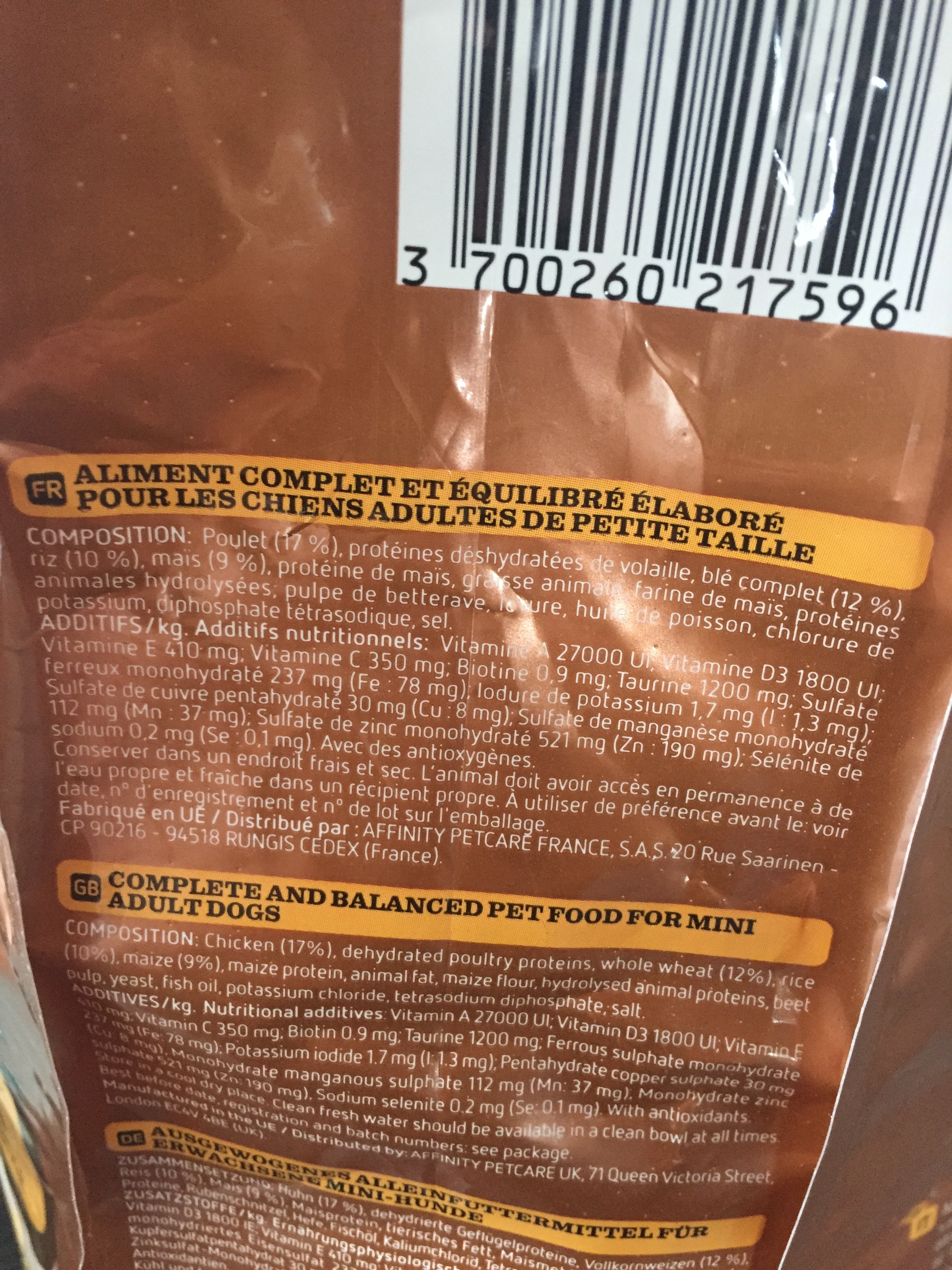 Ultima Mini Adult Poulet