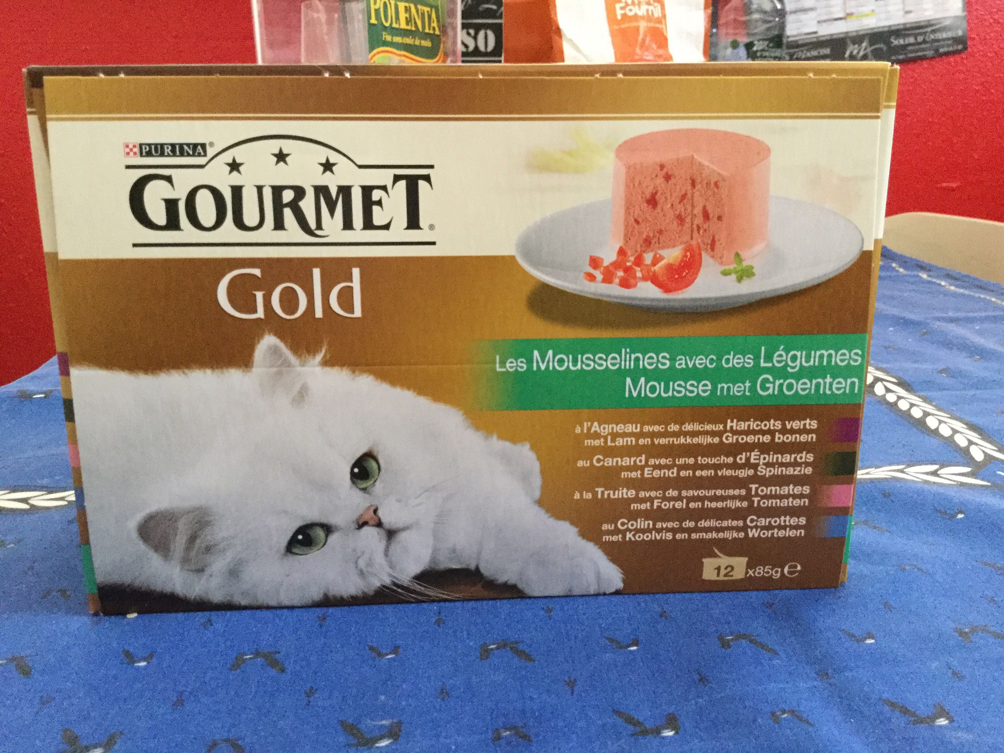 Les mousselines avec des légumes