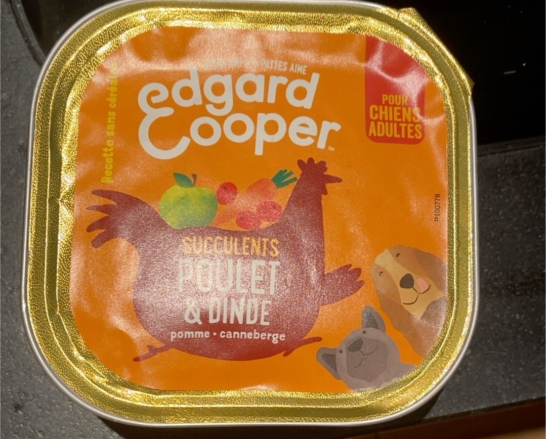 Pâtée Chien Adulte Poulet & Dinde Frais Sans Céréales
