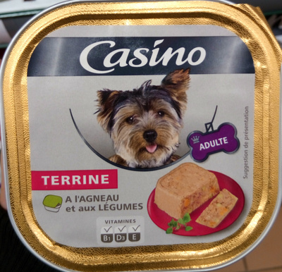 Terrine à l'agneau et aux légumes