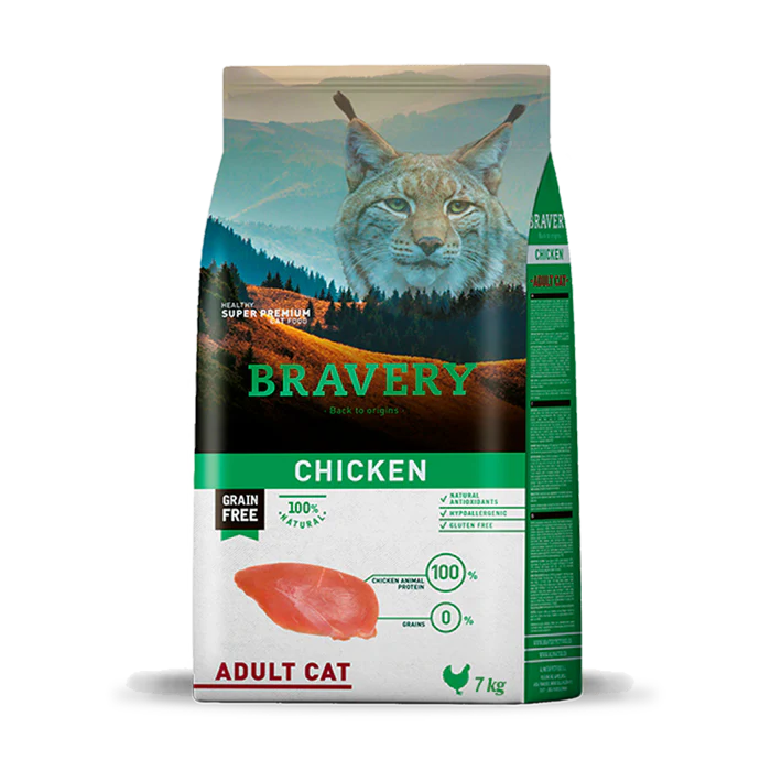 Bravery Grain Free Adult Chat Poulet