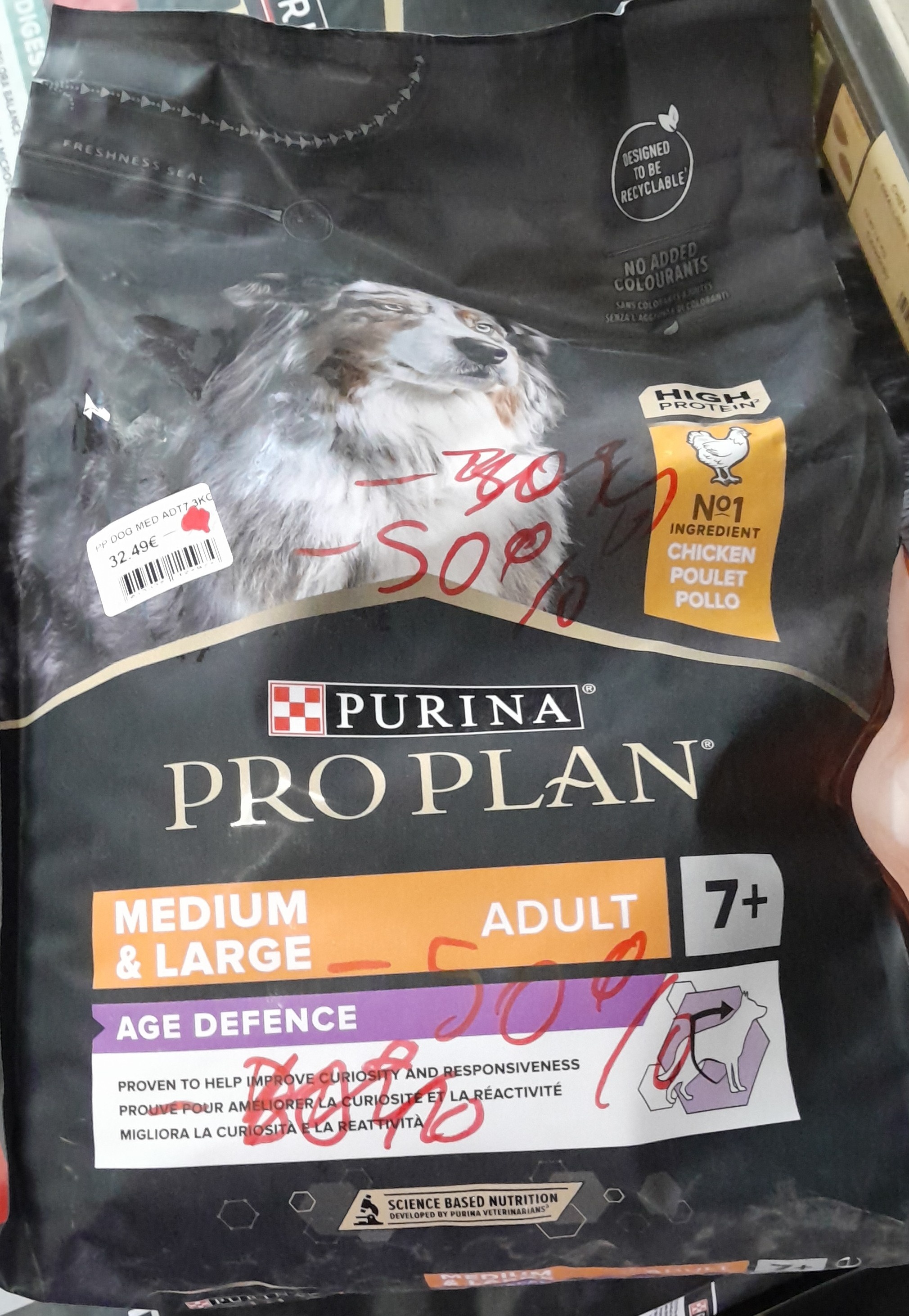 Medium & Large Adult 7+ Poulet