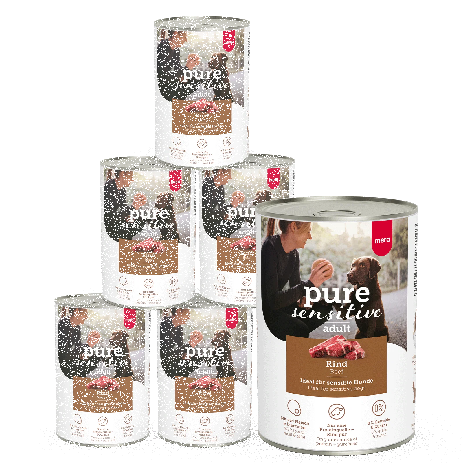 pure sensitive Rind Nassfutter