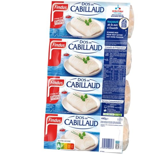 Dos de cabillaud MSC FINDUS