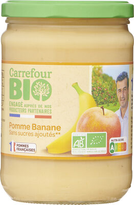 Compote Pomme Banane Bio