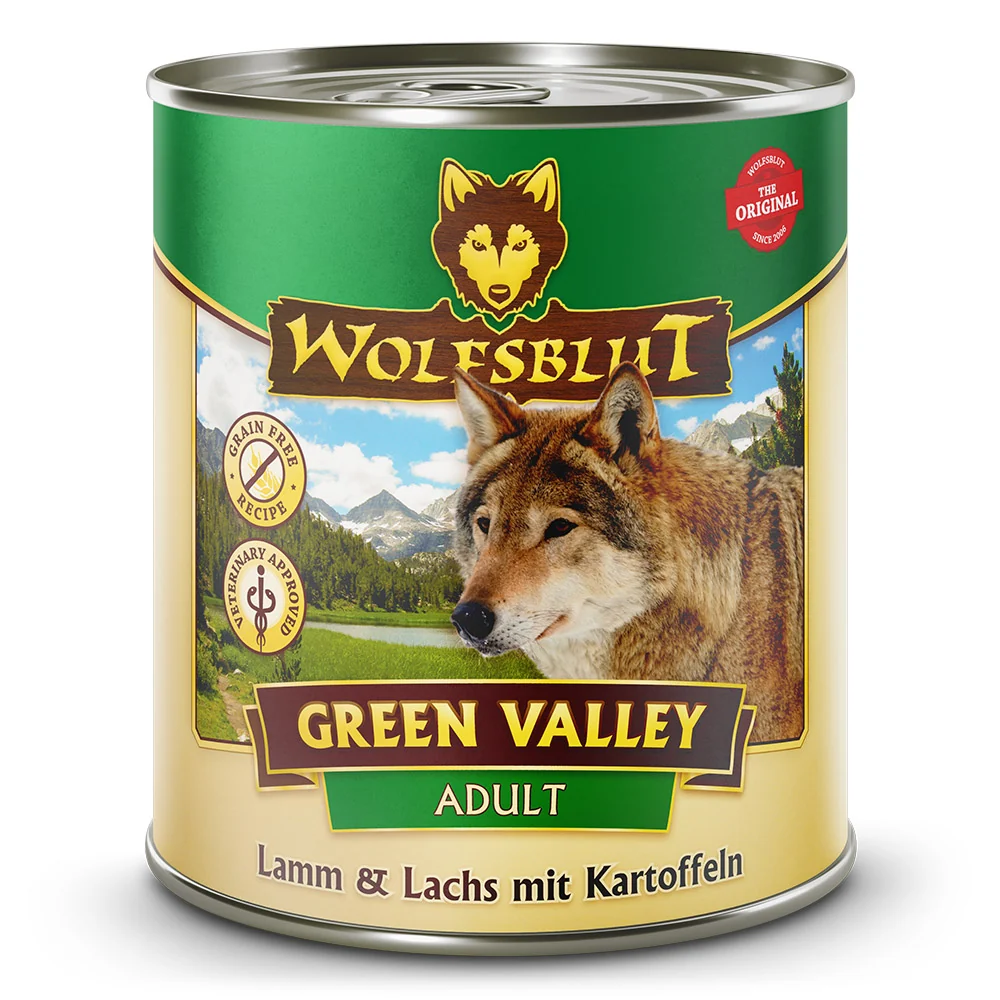 Wolfsblut Green Valley Adult Lamm & Lachs Nassfutter 800 g