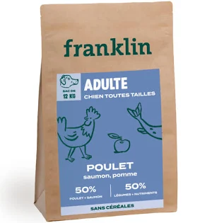 Poulet Courge Myrtille Chien Adulte