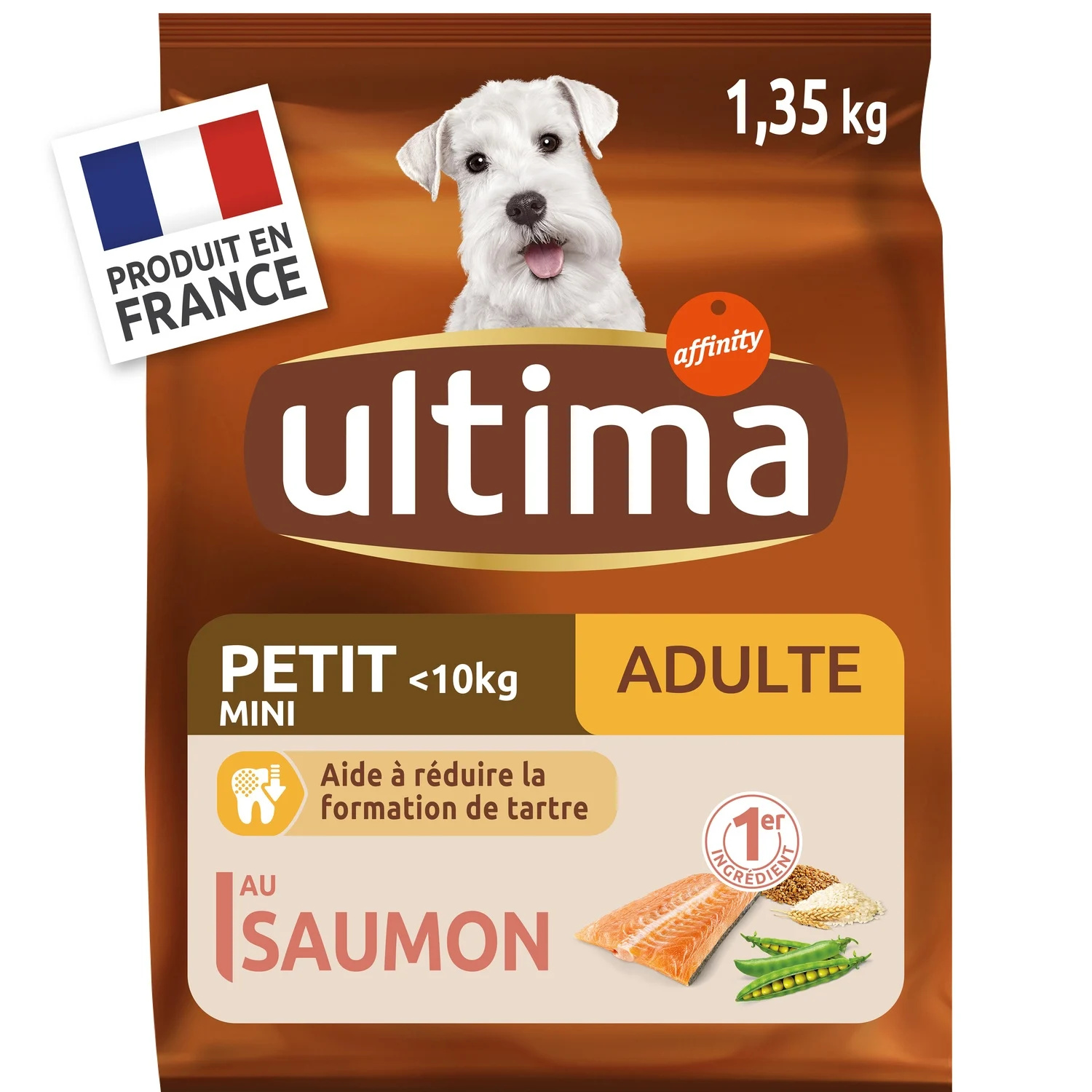 ULTIMA croquettes Petit Chien Adulte Saumon 1,35 kg