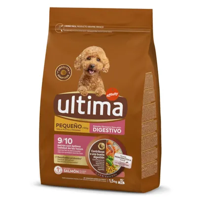 ULTIMA croquettes Petit Chien Adulte Saumon 1,35 kg