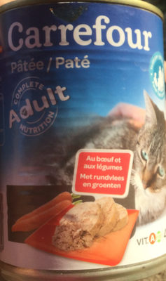 Pâtée au bœuf et aux légumes