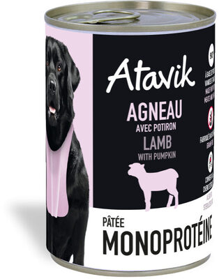 Pâtée pour chien Monoprotéine - Agneau
