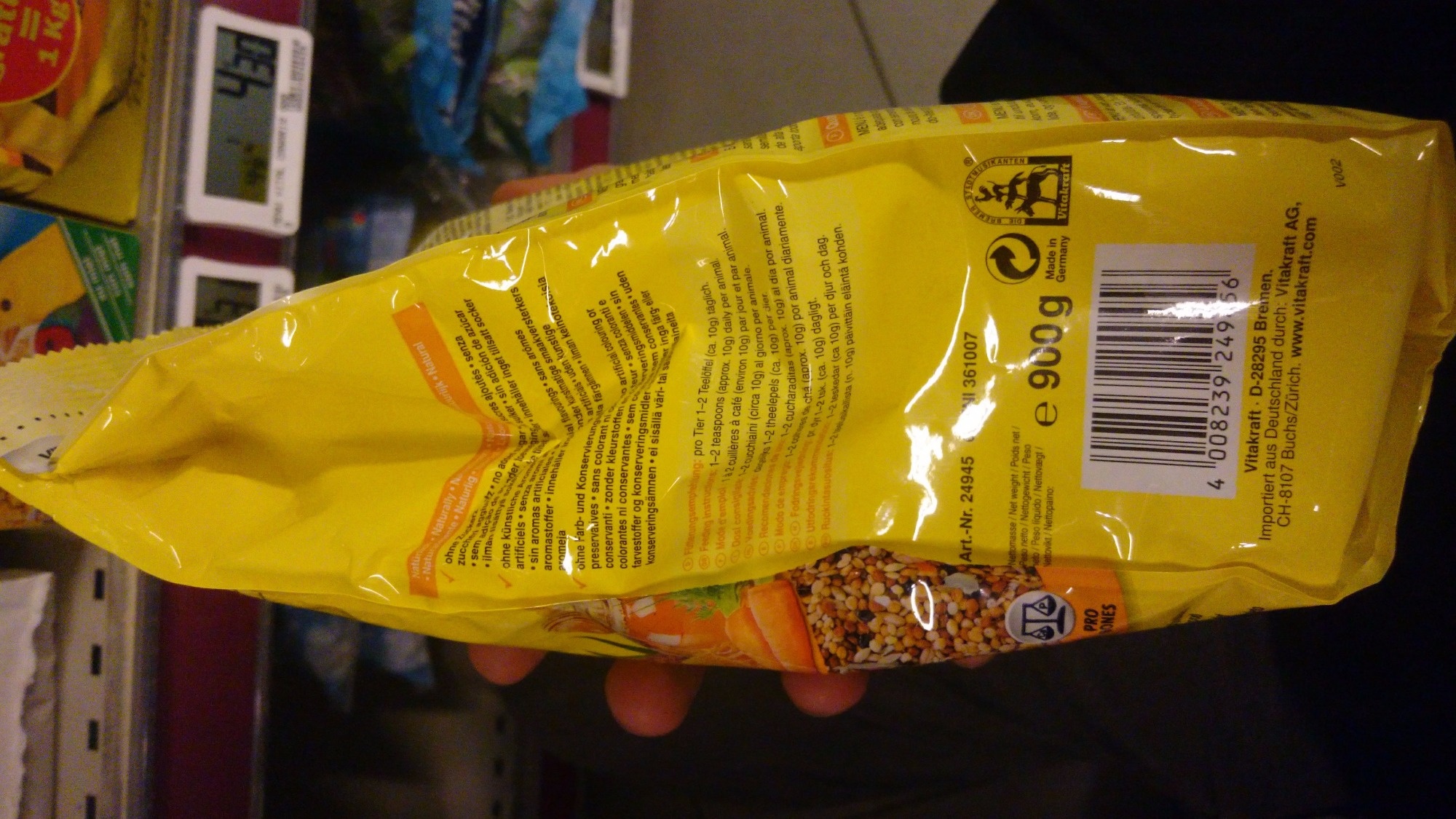 Vitakraft Menu Vital Perruches