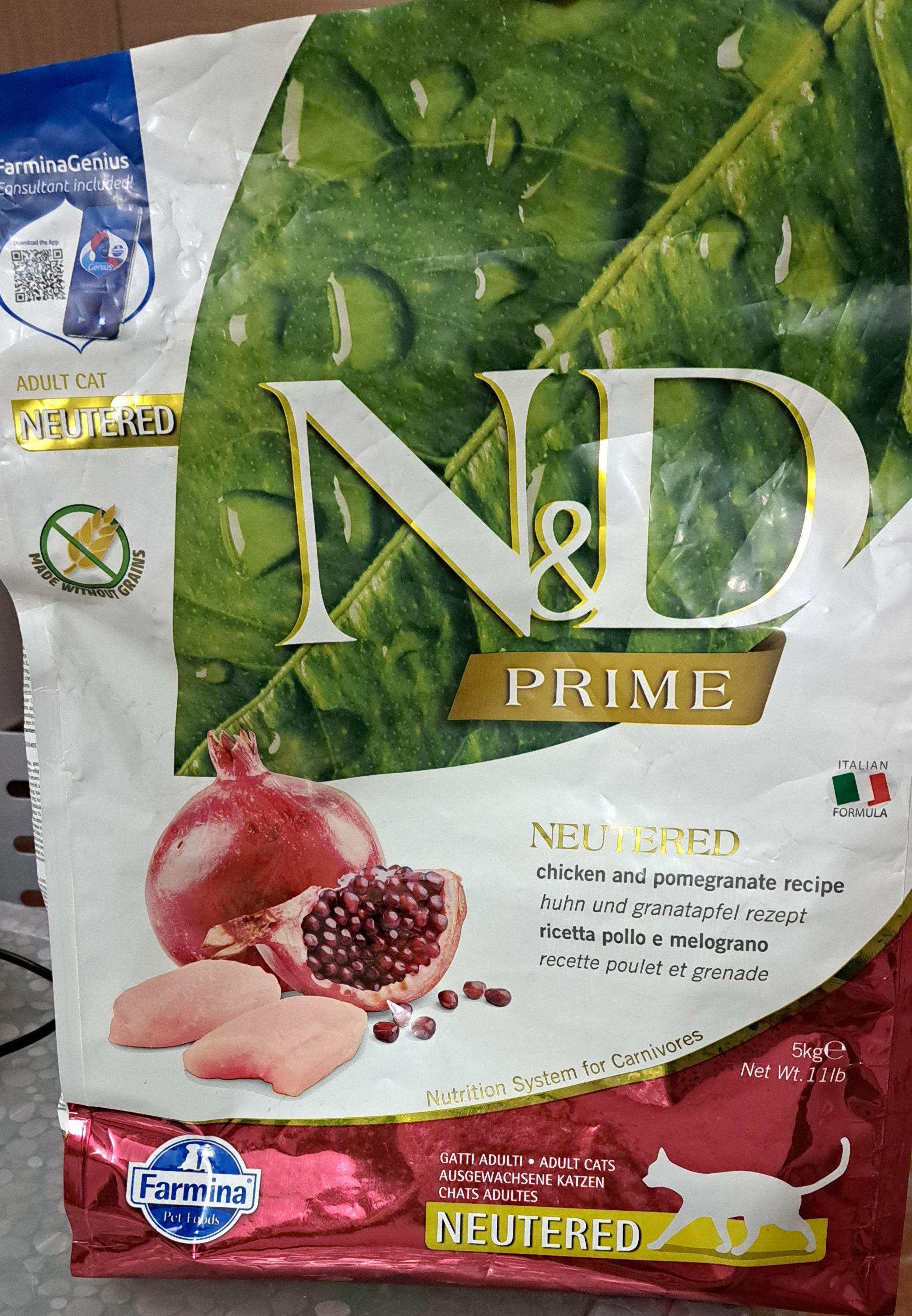 Farmina N&D Prime Chat Adulte Poulet & Grenade