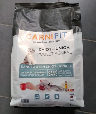 Aqu'animal Carnifit Chiot-Junior Poulet Agneau