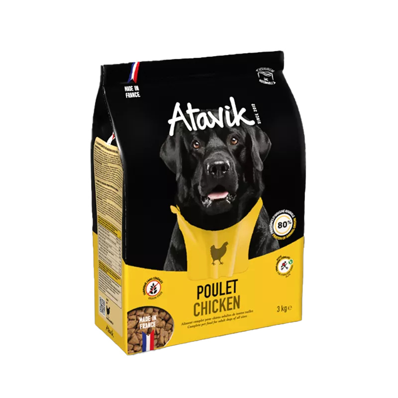 Atavik Croquettes Chien Poulet Made in France