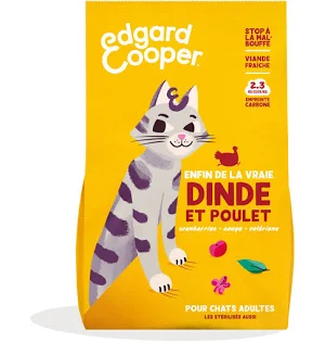 Pâtée Chat Adulte Dinde & Poulet Frais Sans Céréales
