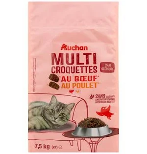 Émincés en Sauce à la Viande pour Chat Stérilisé