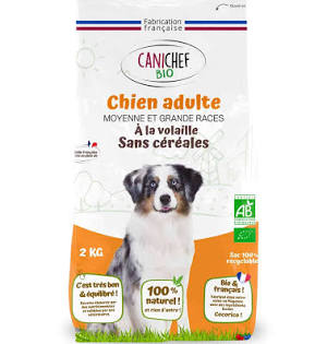 Canaillou Sans Céréales Poulet Légumes Fruits Chien