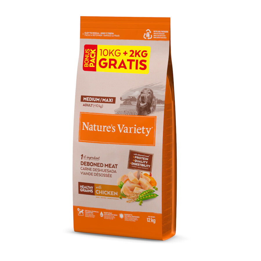Nature's Variety Healthy Grain Adult Medium Maxi Pollo