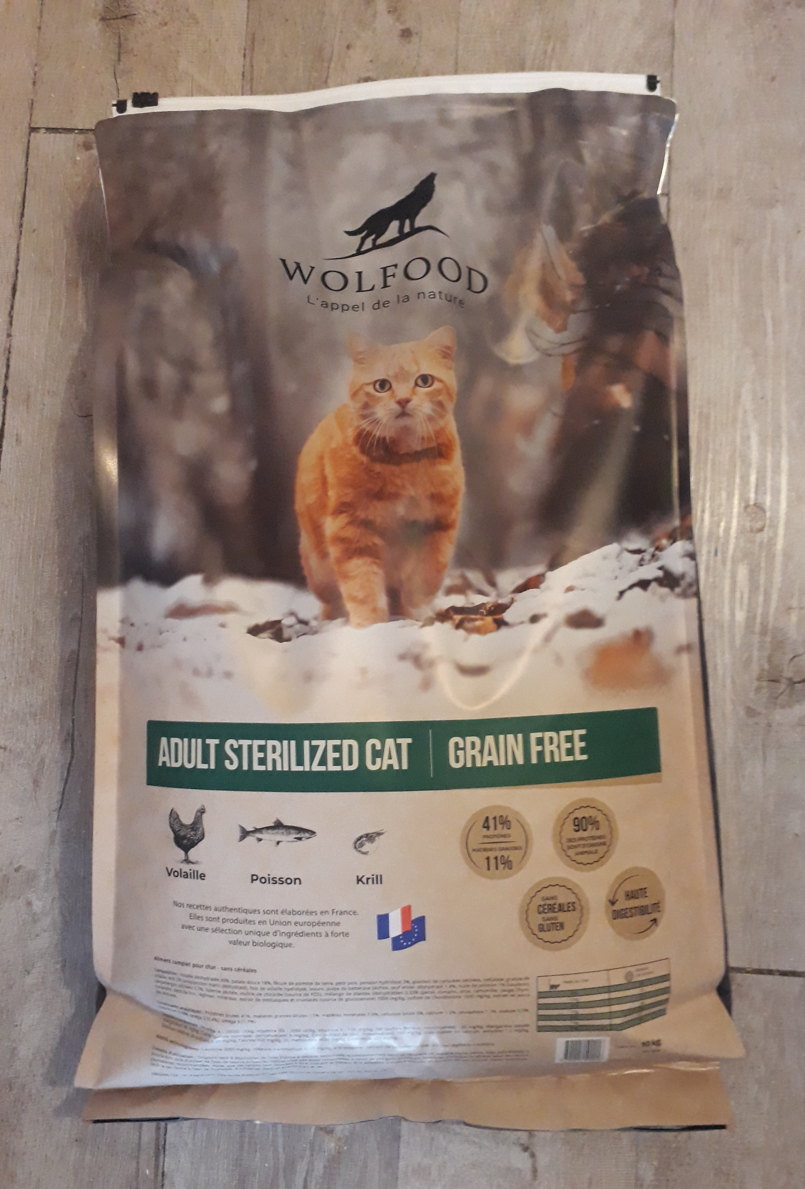 Wolfood Chat Adulte Sterilise Sans Cereales