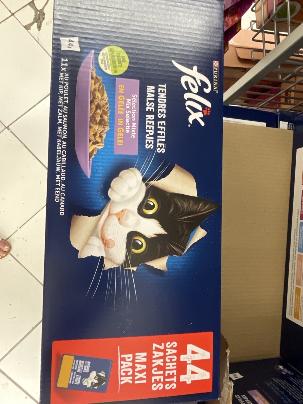 Felix Aussi Bon Que Beau Tendres Effilés Poulet en Gelée