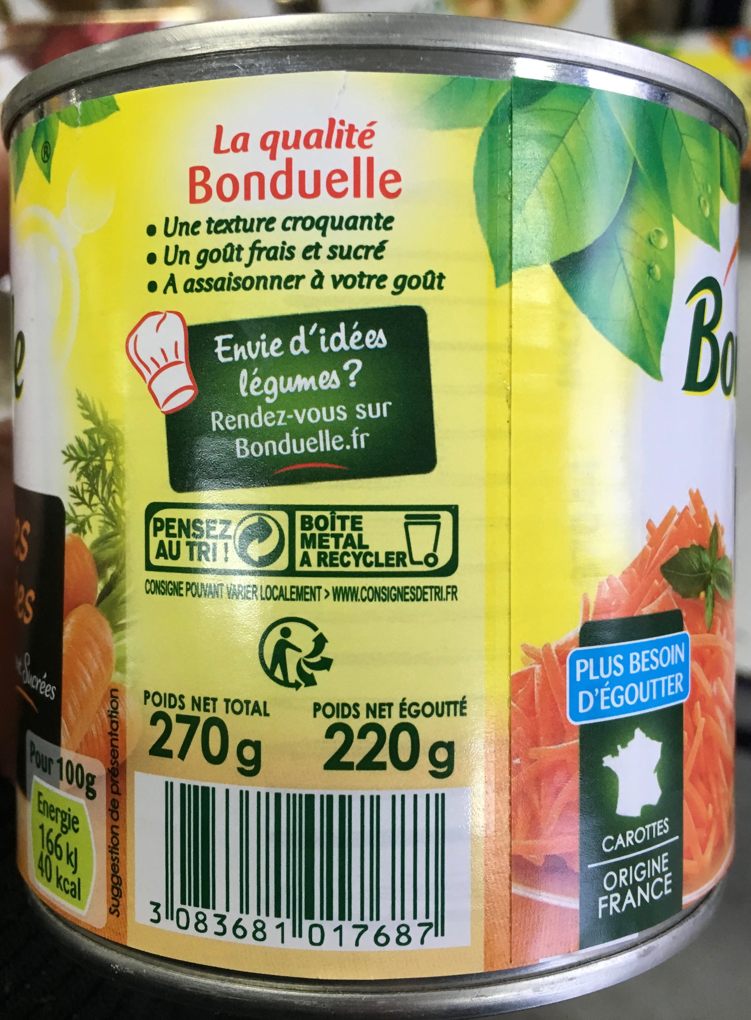 Carottes Râpées