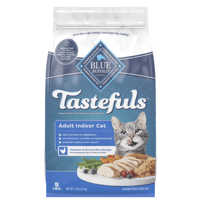 Blue Buffalo Tastefuls Indoor Health Adult Chicken & Brown Rice Dry Cat Food