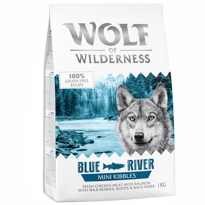 Wolf of Wilderness Mini Blue River saumon pour chien (1 kg)
