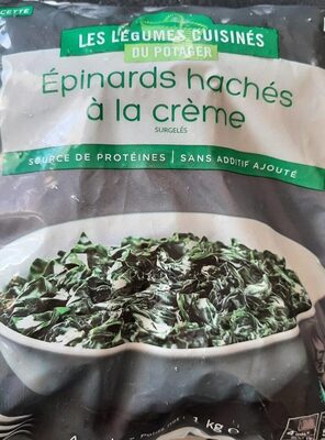 Épinards hachés à la crème