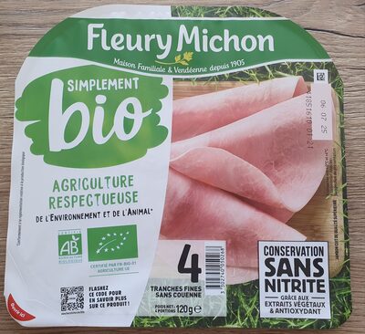 Jambon Supérieur sans couenne sans nitrite
