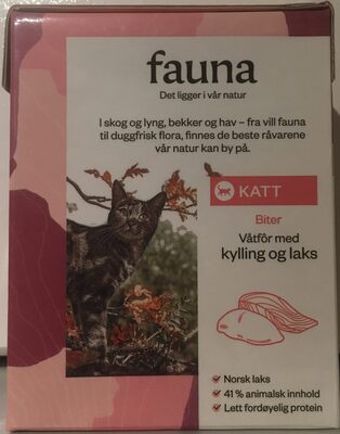 Vatfor med kylling og laks