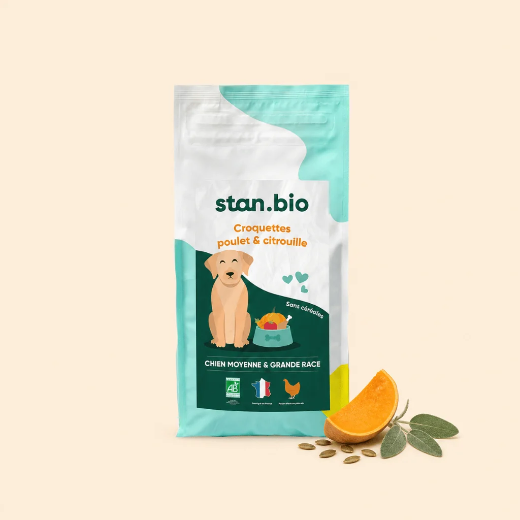 Stan.bio Croquettes Poulet & Citrouille - Chien Moyenne & Grande race