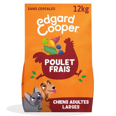Edgard & Cooper Large Adult Dog Poulet sans céréales