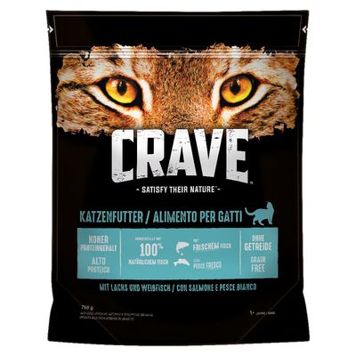 Crave Adulte Croquettes Saumon et Poisson Blanc