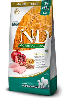 N&D Ancestral Grain Chicken & Pomegranate Adult Medium & Maxi