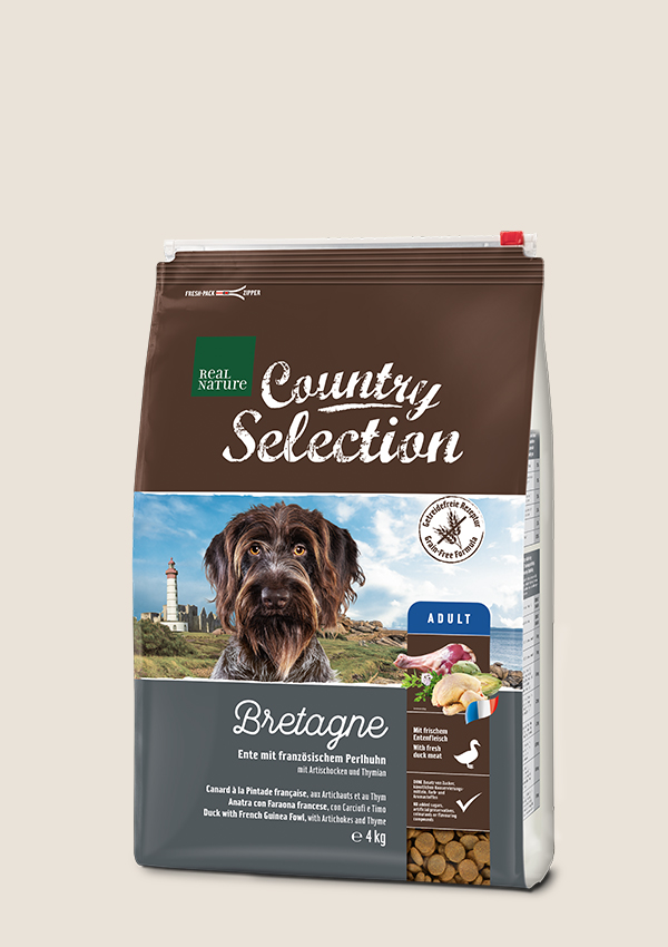 Real Nature Country Selection Bretagne Adult Au Canard & à la Pintade française