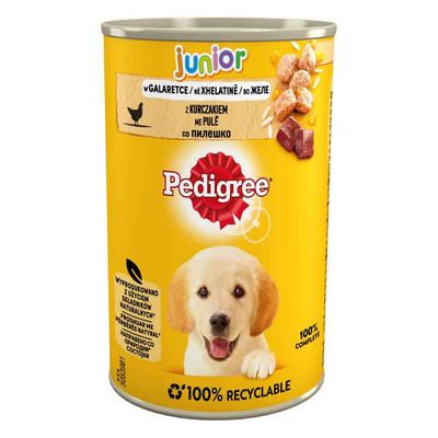 Pedigree Boîtes Junior Volaille & Légumes 400g