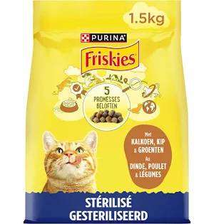 Friskies Stérilisé Chat Dinde & Légumes