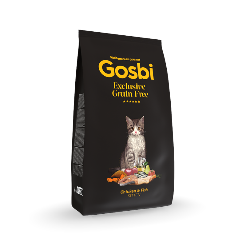Gosbi Exclusive Grain Free Cat Kitten Chicken with Fish